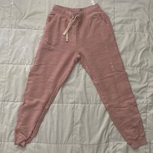Pink sweatpants